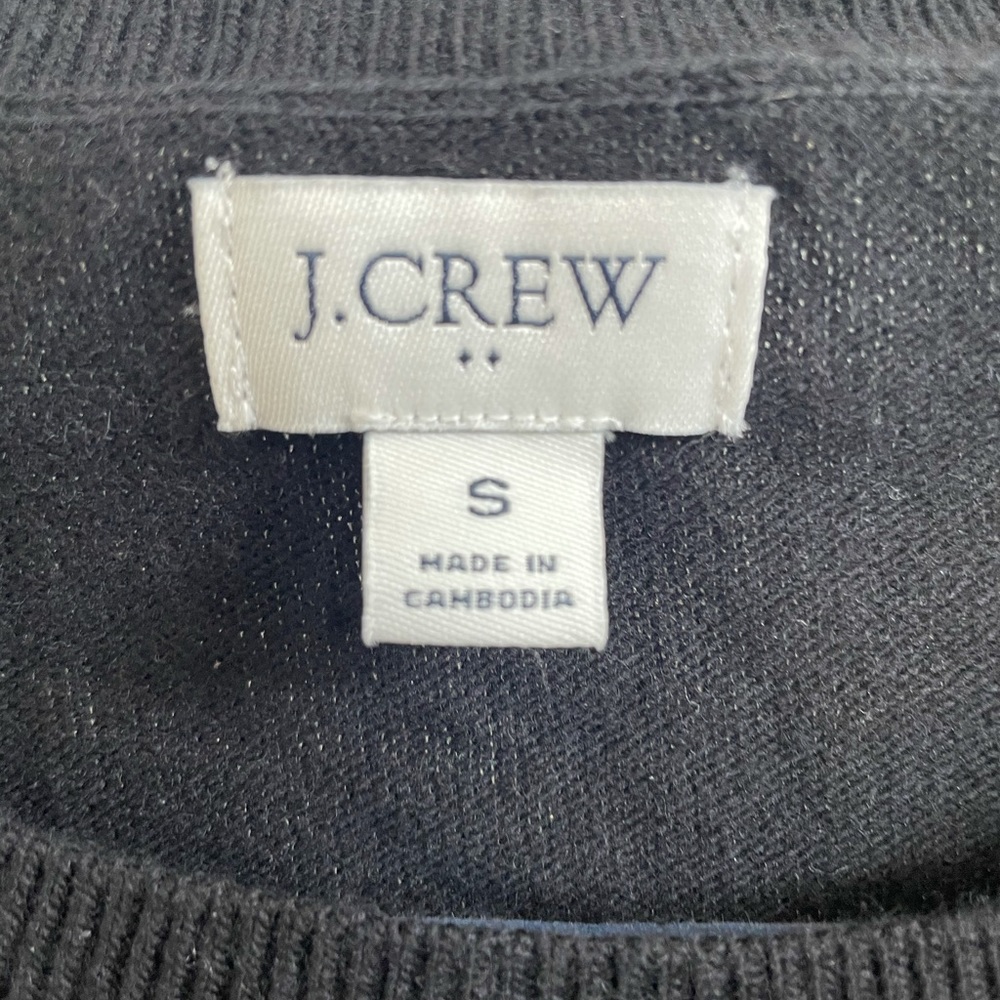 J Crew Black Sweater Size Small - Picture 6 of 6
